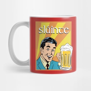 Slainte Retro Illustration Mug